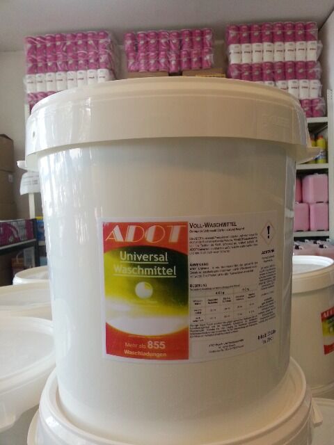 Deutsches, universales Waschpulver in 28 kg Eimern!