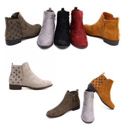 Damen Stiefeletten Stiefel