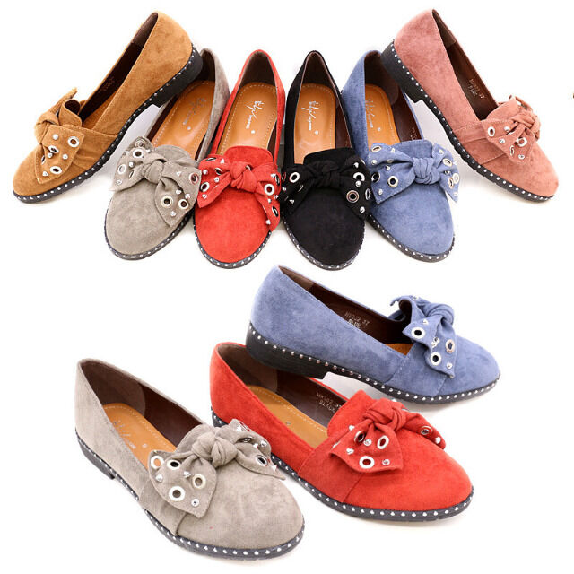 Damen Slipper Halbschuhe Ballerina