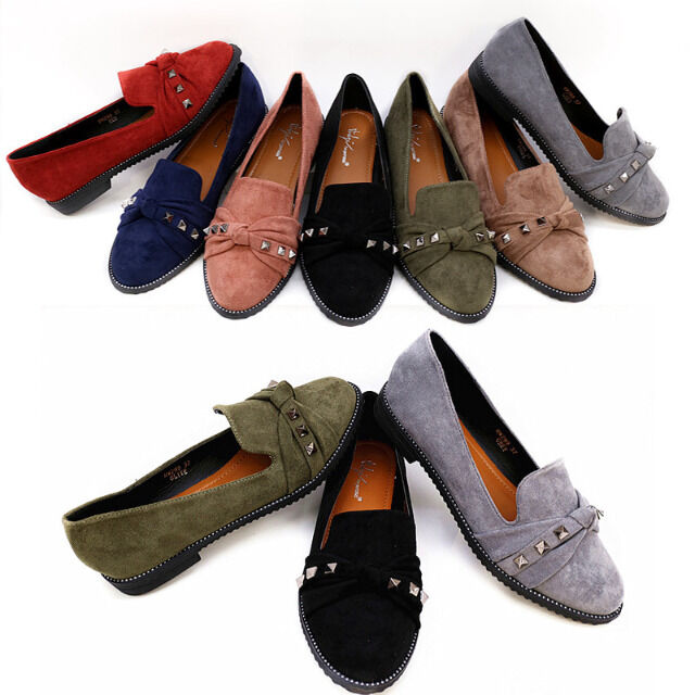 Damen Slipper Halbschuhe Ballerina 