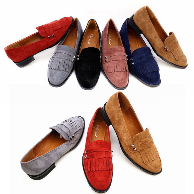 Damen Slipper Halbschuhe Ballerina