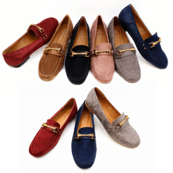 Damen Slipper Halbschuhe Ballerina