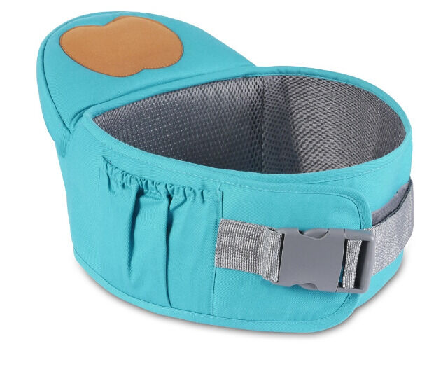 Lionelo Lauren ergonomische Babytrage Bauchtrage türkis bis 15kg Baby Tragetasche Hüfttrage Rückentrage Kindertrage