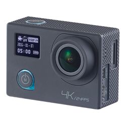 Somikon 4K-Action-Cam UHD 2 Displays 16-MP-Sony-Sensor IP68 Nachtsicht Bewegungserkennung Dashcam WLAN Kamera Actioncam Wasserdicht Sport 
