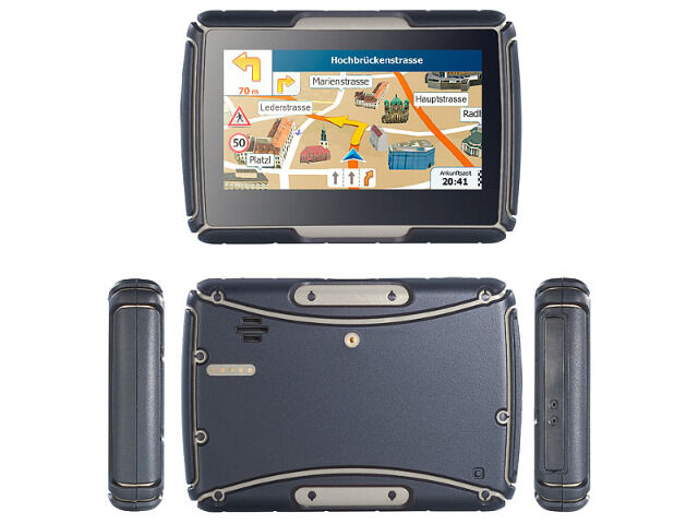 NavGear TourMate N4 Navigationssystem mit DEUTSCHLAND KARTE 4,3 Zoll Motorrad Kfz Outdoor Navigation