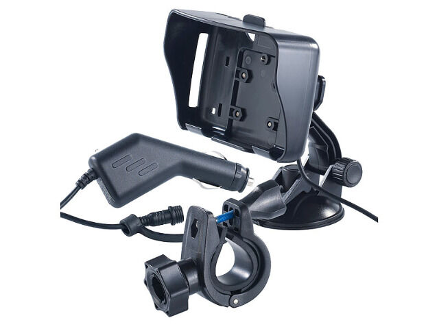 NavGear TourMate N4 Navigationssystem mit DEUTSCHLAND KARTE 4,3 Zoll Motorrad Kfz Outdoor Navigation