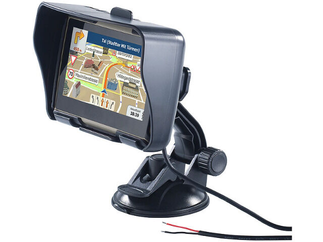 NavGear TourMate N4 Navigationssystem mit EUROPA KARTE 4,3 Zoll Motorrad Kfz Outdoor Navigation Navigationssystem, Navigerät, Navi