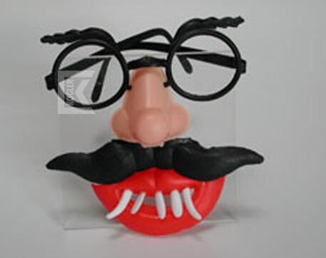 Maske mit Brille und Bart, perfekt für  Geburtstag Schlager Karneval