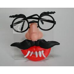 Maske mit Brille und Bart, perfekt für  Geburtstag Schlager Karneval