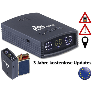 POI Pilot 6000 GPS Blitzer und Radarwarner Gefahren-Warner ...