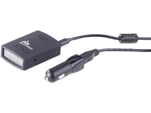 POI Pilot 6000 GPS Blitzer und Radarwarner Gefahren-Warner mit POI-Daten für Europa Radar Blitzer Blitzerwarner Radarwarner GPS Warner 