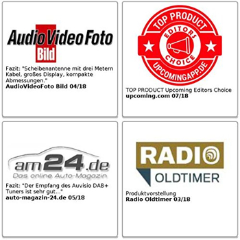 auvisio DAB Auto: DAB+/DAB-Empfänger, FM-Transmitter, Bluetooth,  Freisprecher, MP3, USB (Radio Zigarettenanzünder, DAB Adapter Auto,  Lautsprecher): Tests, Infos & Preisvergleich