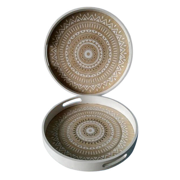 1769833, Holz Tablett rund 35 cm (15568362) Restposten.de