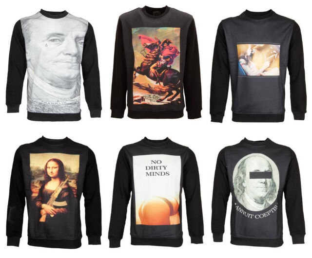 Herren Print Pullover Sweater Pulli Design Muster Mix Restposten Großhandel