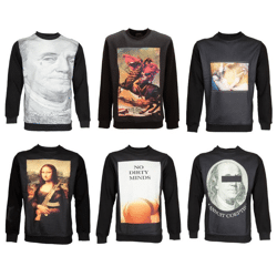 Herren Print Pullover Sweater Pulli Design Muster Mix Restposten Großhandel