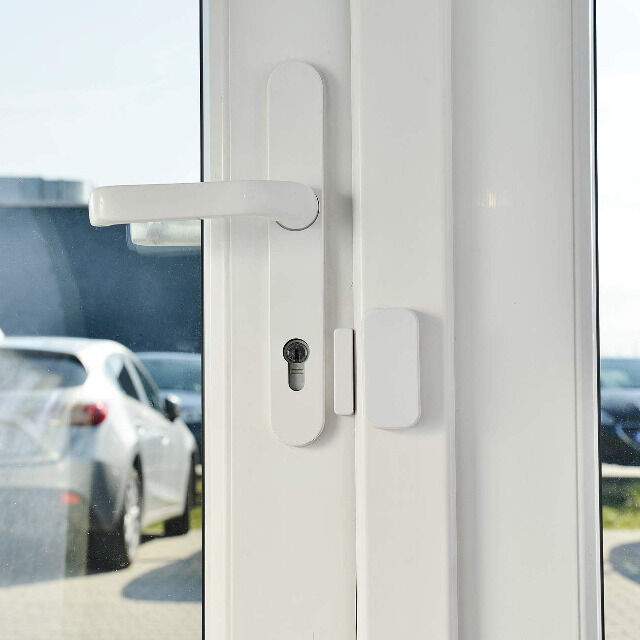 VisorTech Solar-Funk-Alarmalage XMD-4400.Easy 110dB 5-tlg Starter-Set mit Sensoren Alarm Sirene Sensoren Sicherheit Einbruchschutz Diebstahl