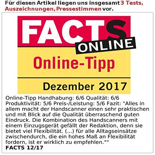 Somikon 2in1-Handscanner mobiler Scanner mit Dockingstation Papier Dokumentenscanner 900 dpi für Foto Text Buch Visitenkartenscanner