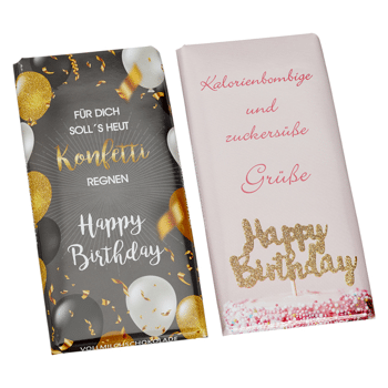 1769847, Schokolade Geburtstag mit Spruch (15577056) Restposten.de
