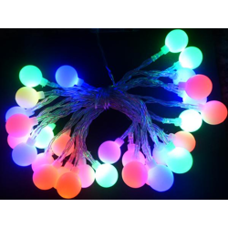 Weihnachtslichterkette 3,8m 30 LED Bälle