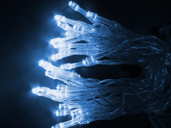 Weihnachtslichterkette 3,8m 30 LED Blau