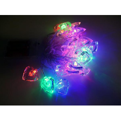 Weihnachtslichterkette 3,8m 30 LED Herz