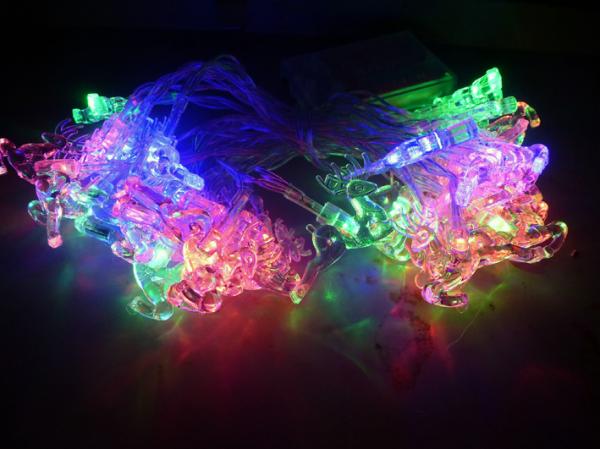 Weihnachtslichterkette 3,8m 30 LED Rehe