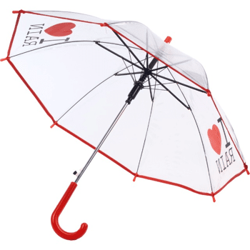 28 215497 Automatik Regenschirm Fur Kinder 68 Cm Mit Spruch Stockschirm 15587875 Restposten De