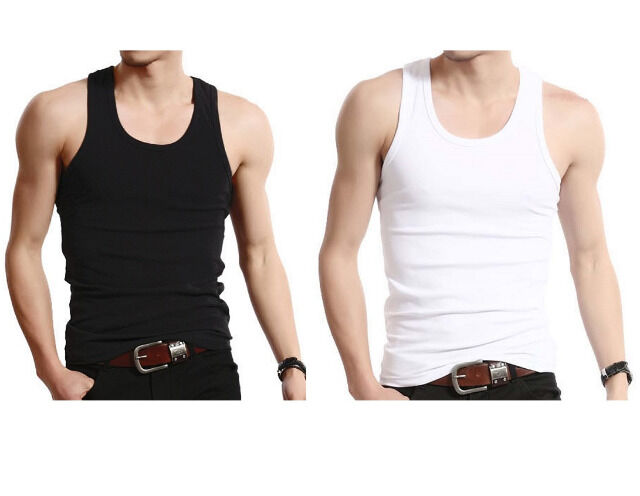 Herren Tank Top Aus Baumwolle - Atmungsaktives Unterhemd Für Sommer & Sport