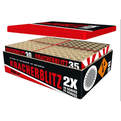 ZENA Kracherblitz 130 S Megaverbund Batterie Silvester Feuerwerk