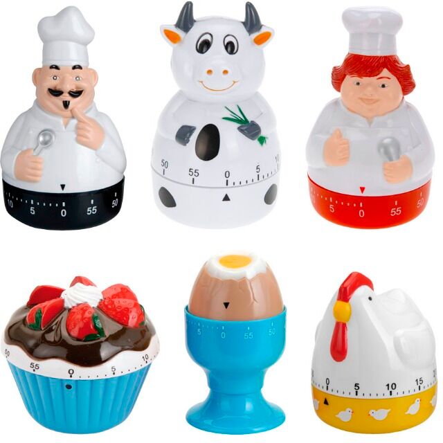 28-495334, Kurzzeitwecker, Eieruhr, Cupcake, Ei, Huhn, Koch, Kuh und