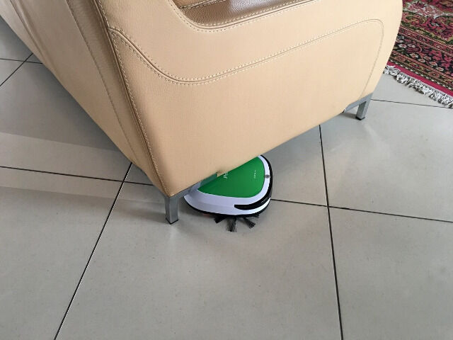 Beper Staubsauger Roboter 50.600 mit ABS Gehäuse Anti-Absturzfunktion Roboter Sauger Robosauger Staubsaugerroboter Wischtücher Wischen Boden