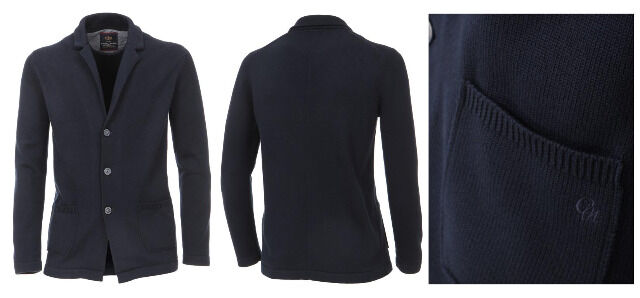 Herren Strick Blazer Sweatjacke Marken Sweat Jacke Wintermode Bekleidung