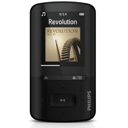 Philips SA4VBE04KN/12 GoGear Vibe MP3 und MP4-Player 4GB (4,6 cm (1,8 Zoll) LCD-Display, USB 2.0 schwarz) Ebooks, Hörbücher anhören, Videos 