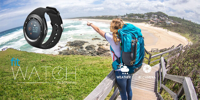 GoClever Fit Watch Smartwatch Fitness Uhr Blutdruckmesser Pulsmesser Bluetooth Stoppuhr Schlaftracker Schrittzähler Sport Fitness Training 