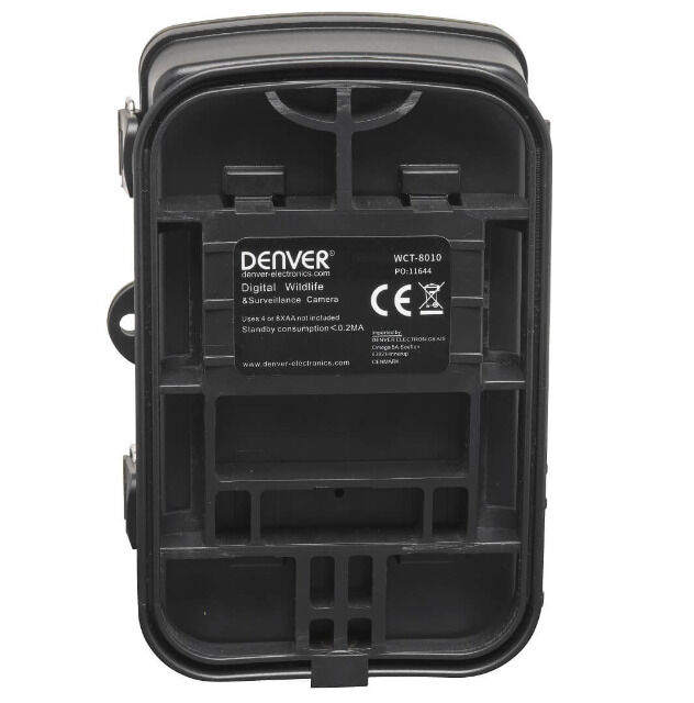 Denver WCT-8010 Wildkamera mit Farbdisplay Bewegungssensor 12MP Tier Wild Überwachungskamera Futterkamera Wildtier Überwachung Cam Nachtsich