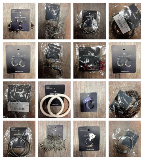 Tom Tailor Accessoires Mix Kette Armband Ohrringe Ringe Fashion Restposten