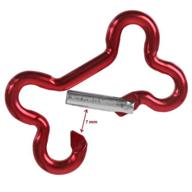 Material-Karabiner Aluminium Karabinerhaken Schlüsselanhänger