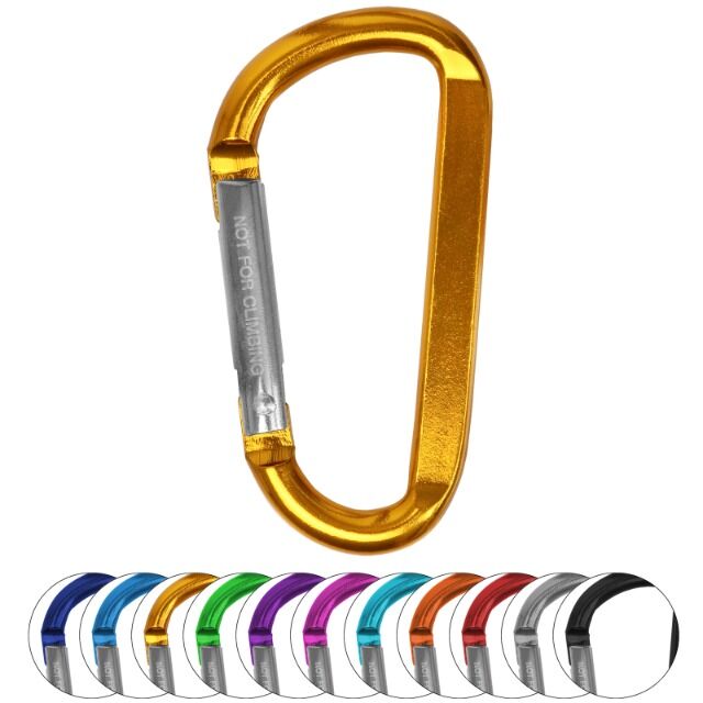 Material Karabiner Aluminium Karabinerhaken Schlüsselanhänger Haken