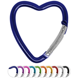 Material carabiner heart aluminum carabiner hook key ring carabiner