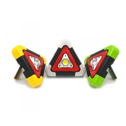 LED COB Arbeitslampe Warnlicht 500lm mit Solarplatte