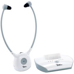 Newgen Medicals Premium Funk Hörverstärker Hörsystem KH-210 Hörgerät für TV & Musik Kopfhörer Hörverstärker, Klangverstärker