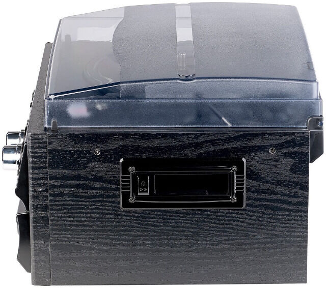 auvisio 5in1 Plattenspieler Digitalisierer Musikplayer mit Lautsprechern Kassettenplayer digitalisieren