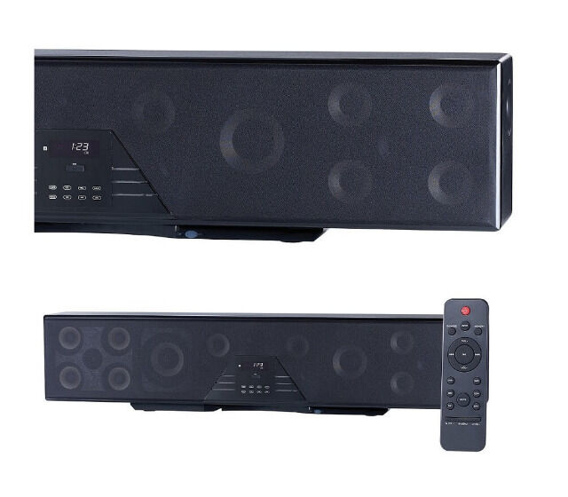 Auvisio 6-Kanal-3D-Soundbar 5.1-Surround-Sound Bluetooth 4.0, HDMI, 250 Watt, Lautsprecher Bar Soundbox Musikbox Dolby Heimkino
