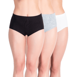 yenita® women's waist briefs with tunnel waistband in a mix of colors