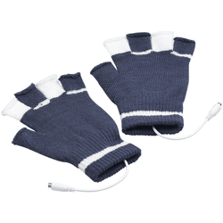 Heated USB gloves for PC or laptop