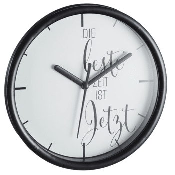 28 662414 Wanduhr Mit Spruch 15627789 Restposten De