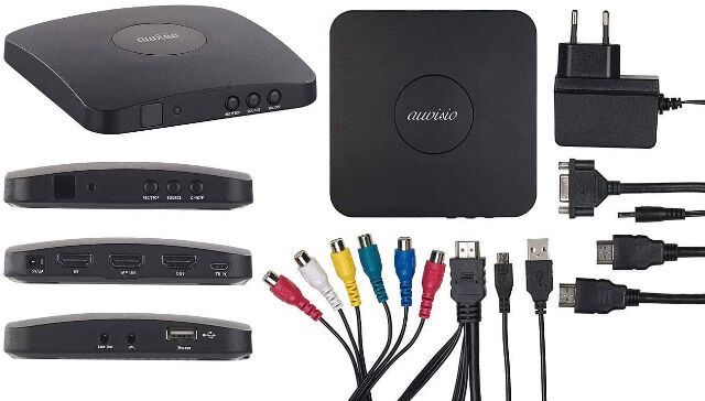 Auvisio Game Capture V5 HDMI-Video-Rekorder mit Media-Player, Full-HD-Aufnahme auf USB & PC