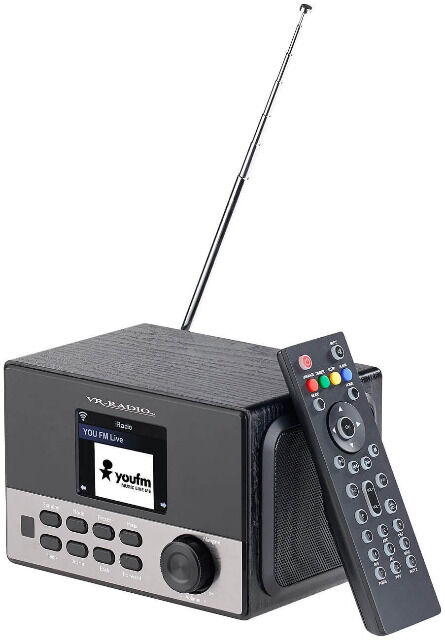 VR-Radio IRS-650 WLAN DAB+ Internetradio, Stereo, Wecker, USB, 20 W, 8,1-cm-Display Radiowecker Streaming DAB Musikbox Lautsprecher