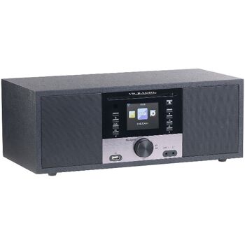 Vr Radio Irs 700 Wlan Internetradio Mit Cd Player Stereo Dab Fm Farbdisplay Wecker 32 W