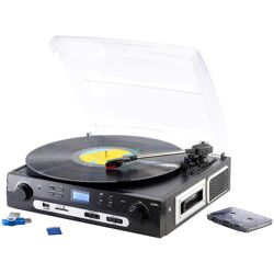 Q-Sonic UPL-855.MP3 Plattenspieler und Digitalisierer Schallplatten- und MC+ Audio Restaurator Pro 10 MP3 umwandeln Gratis CD